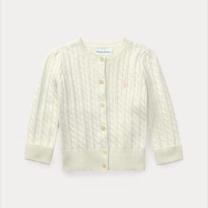 Ralph Lauren Cable Knit Cardigan - 18m